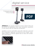 Brochure Exhibition Remote Access Robotics