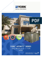 York Affinity Series: Deq Models 3 - 5 Ton