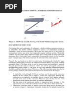 Proposal: Analysis of A Double Wishbone Suspension System