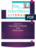 Lesson 8 The Power of Media and Information