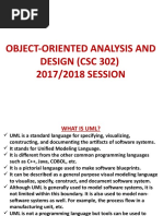 CSC 302 Lecture Note 2017 - 2018 Complete