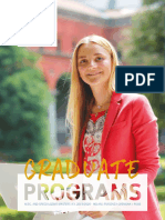 Graduate Programs Brochure