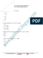 Latihan Soal Matematika (Akpol)