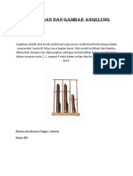 Pengertian Dan Gambar Angklung: Nama:wicaksono Bagus Utomo Kelas:8H