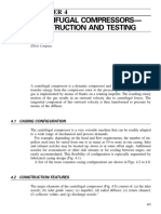 Centrifugal compressor construction and testing