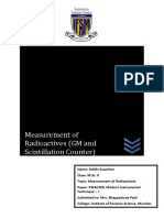 Measurement of Radioactives