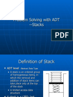 Problem Solving With ADT - Stacks