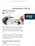 Why You Can't "Securely Delete" A File, and What To Do Instead