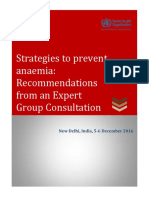 Recommendations On Anaemia1 PDF