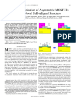 Design and Fabrication of Asymmetric Mosfets Using A Novel Self-Aligned Structure