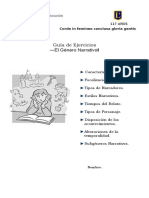 Guía de Ejercicios El Género Narrativo : Corde in Femineo Conclusa Gloria Gentis