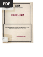 SOCIOLOGIA DA EDUCAÇÃO