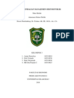 Sistem Pengendalian Manajemen Sektor Publik