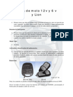 Alarma Delta de Moto 12v y 6 V Resumen de Uso