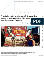 'Hasta la victoria, siempre'? A polêmica sobre o que quis dizer Che Guevara com sua frase mais famosa - BBC News Brasil