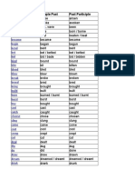 Irregular Verbs