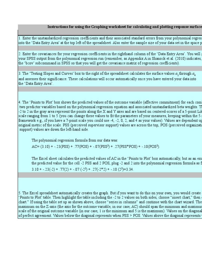 Response Surface Regression Guide | PDF | Regression Analysis | Linear ...