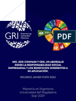 Gri, SDG Compass y Ods, Un Abordaje Desde La Responsabilidad Social Empresarial y Los Beneficios Inherentes A Su Aplicación.
