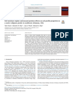 Soil Moisture Regime and Mound Position Effects On Soil Profile Properties in A Native Tallgrass Prairie in Northwest Arkansas USA