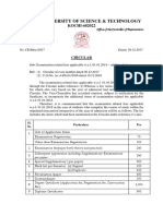 Cochin University of Science & Technology: KOCHI-682022