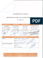 PT-MA-01 Mantencion Vehiculos y Equipos Maquinaria Rev.1