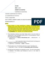 PGDM 2012-2014 ONLINE QUIZ Divisions A, B & C Domes 1, 2 & 3 Course Name: Management Accounting