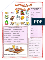 Countable and Uncountable Nouns