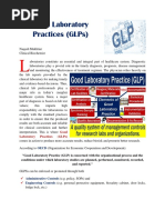 Good Laboratory Practices (GLPS)