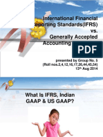 International Financial Reporting Standards (IFRS) vs. Generally Accepted Accounting Standards (GAAP)