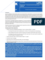 Thermal Flow Sensor Installation Guide