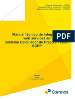 Manual técnico de integração de webservices