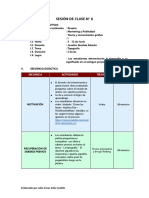 Sesión de Aprendizaje Afuera