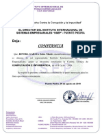 Certificado Iisep