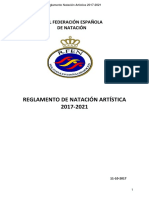 Reglamento Natacion Artistica FINA 2017-2021