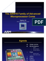 The ARM10 Family of Advanced Microprocessor Cores: Stephen Hill