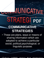 Types of Communicative Speech