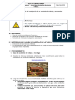 Laboratorio 1. Investigación de Accidente