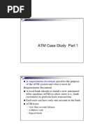 ATM Case Study Part 1: Requirements Document