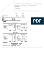 Process Costing Problem 1