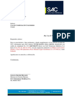 Carta Ley de Proyección Al Cesante