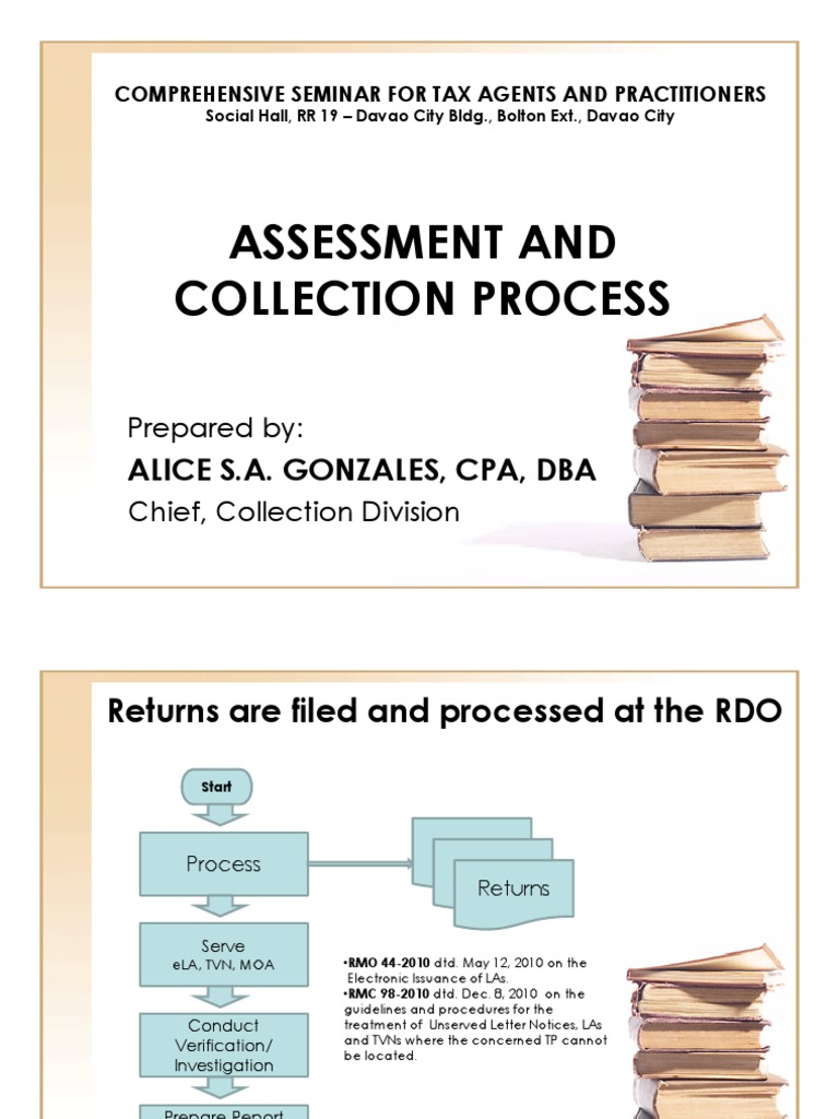 Tax Assessment and Collection Process | PDF | Taxpayer | Taxes