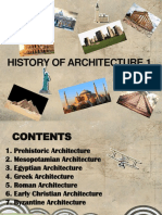 History of Architecture 1 Timeline