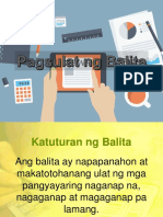 Pagsulat NG Balita - Final