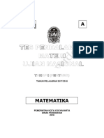 TPMBK Kota Jogja Matematika SMP 2018 Paket 1 PDF