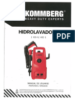 Manual Hidrolavadora Kommberg