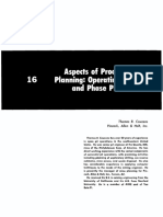 16 Aspects of Production Planning - Operating Layout and Phase Plans