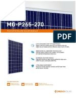 Modulo Fotovoltaico MogeSolar MG-P265-275