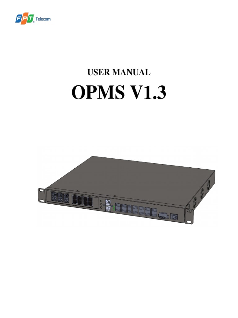 OPMS - User Manual | PDF