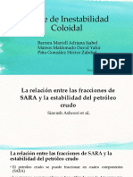 Inestabilidad Coloidal