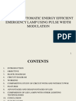 Low Cost Automatic Energy Efficient Emergency Lamp Using Pulse Width Modulation